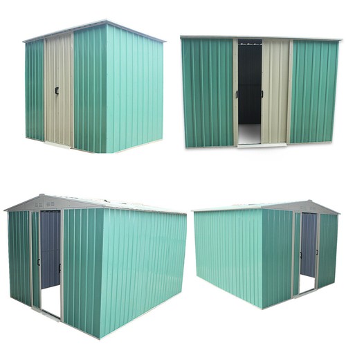 Metal garden pent apex - metal, roof