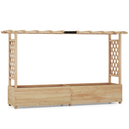 Vertical freestanding planter - freestanding,