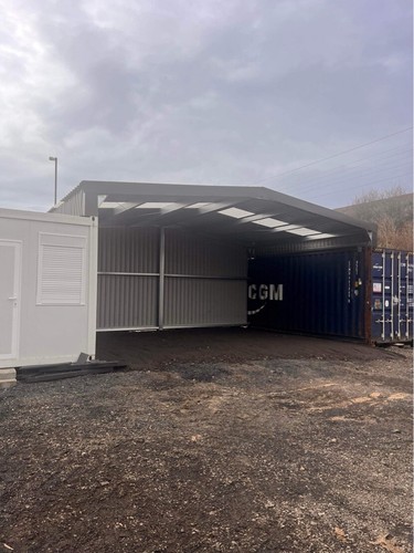 Container roof coverings - container,
