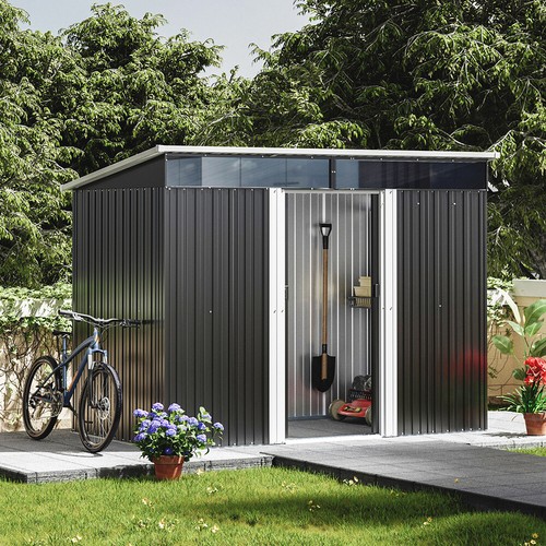 Galvanised steel shed metal - galvanised,