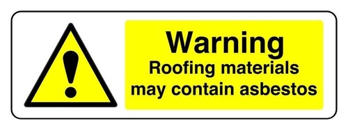 Warning roofing materials may - roofing,