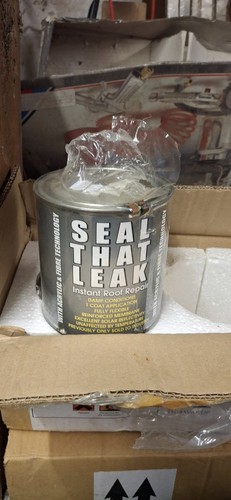 Roof repair compound - , tins