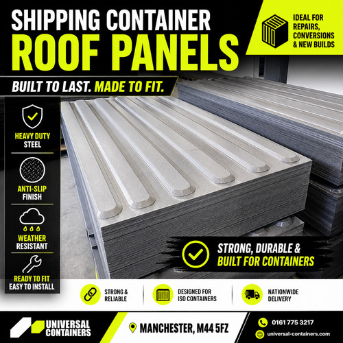Shipping container roof panel - roof,